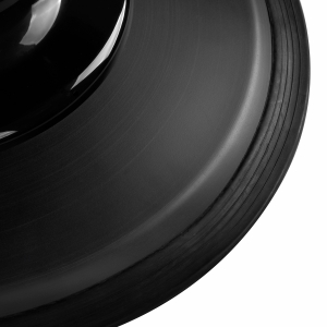 Gabbiano Fotel barberski Francesco grafitowy z czarną szczotkowaną ramą (153413)