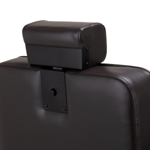 Hair System fotel barberski BM88066B brązowy czarna rama (154180)