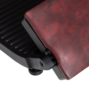 Hair System fotel barberski BM88066B bordowy czarna rama  (154181)