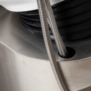 Gabbiano Myjnia fryzjerska Sylvia z elektrycznym podnóżkiem beżowa (153419)