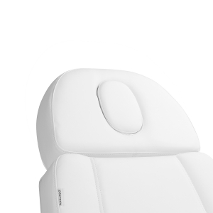 Fotel kosmetyczny elektr. Azzurro Lux 5m biały  (154880)