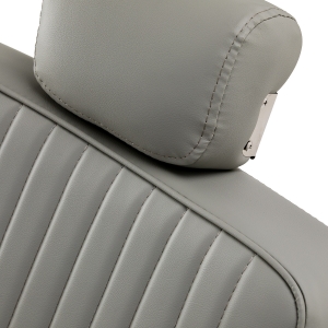 Gabbiano fotel barberski Visionerio szary chrom rama  (155246)