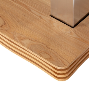 Leżanka SPA Sillon Comfort kremowa z jasnobrązową podstawą (154687)