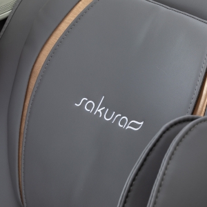 Fotel masujący Sakura Maximus 809 3D biało szary  (154186)