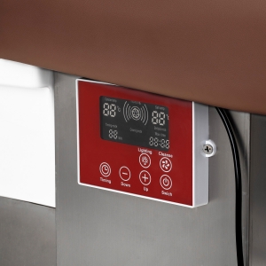 Myjnia fryzjerska z leżanką Head Spa Gabbiano 017 brązowa (155904)