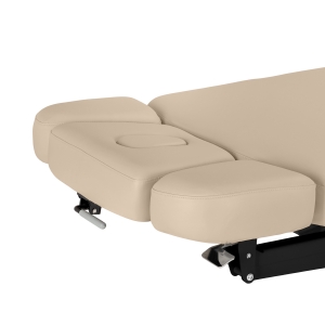 Leżanka SPA Sillon Relax beżowa z czarną podstawą (156146)