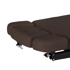 Leżanka SPA Sillon Relax brązowa ciemna z czarną podstawą (156147)