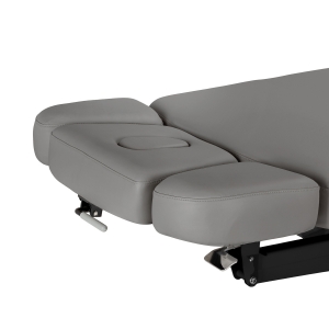 Leżanka SPA Sillon Relax szara z czarną podstawą (156148)