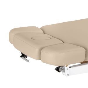 Leżanka SPA Sillon Relax beżowa z jasnobrązową podstawą (156151)