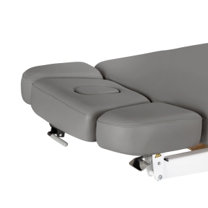 Leżanka SPA Sillon Relax szara z jasnobrązową podstawą (156153)