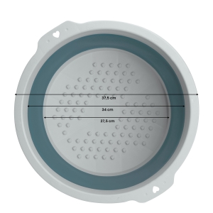 Miska do pedicure składana niebieska (142786)