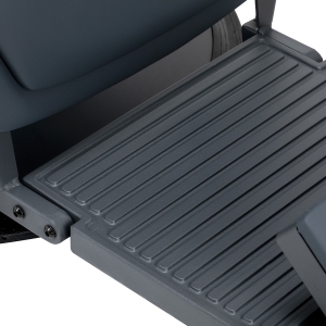 Gabbiano Fotel barberski Bruno grafitowy z grafitową ramą (153409)