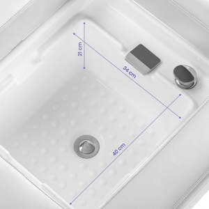 Gabbiano Leżanka Myjnia Head Spa Bali biała (154393)