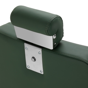 Gabbiano fotel barberski Visionerio zielony chrom rama  (155243)