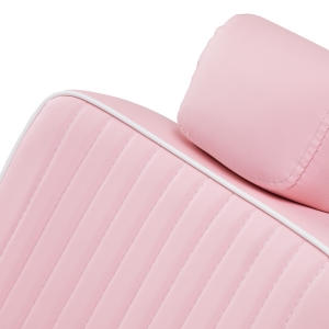 Gabbiano fotel barberski Visionerio różowy chrom rama  (155269)