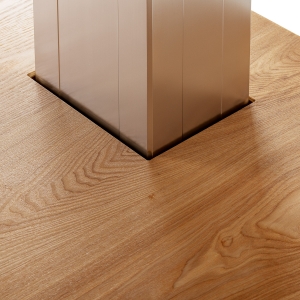 Leżanka SPA Sillon Comfort kremowa z jasnobrązową podstawą (154687)