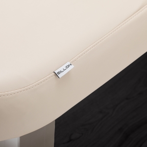 Leżanka SPA Sillon Comfort kremowa z czarną podstawą (154688)