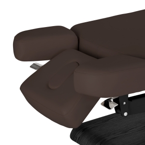 Leżanka SPA Sillon Relax brązowa ciemna z czarną podstawą (156147)