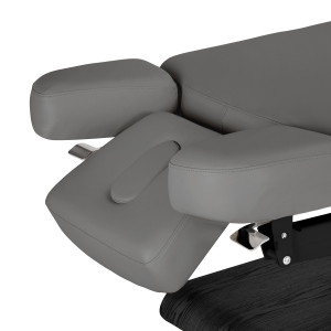 Leżanka SPA Sillon Relax szara z czarną podstawą (156148)