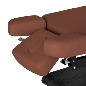 Leżanka SPA Sillon Relax brązowa z czarną podstawą (156149)