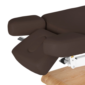 Leżanka SPA Sillon Relax brązowa ciemna z jasnobrązową podstawą (156152)
