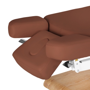 Leżanka SPA Sillon Relax brązowa z jasnobrązową podstawą (156154)