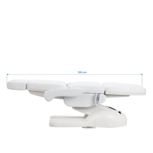 Fotel kosmetyczny Azzurro Lux V1 3m biały