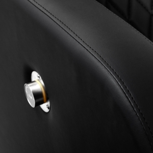 Gabbiano Myjnia fryzjerska Sylvia z elektrycznym podnóżkiem i masażem czarna (153418)