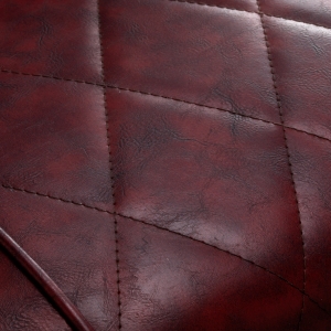 Hair System fotel barberski BM88066B bordowy czarna rama  (154181)