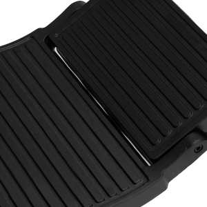 Gabbiano Fotel barberski Bruno czarny z czarną ramą (153407)