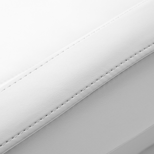 Fotel kosmetyczny elektr. Azzurro Lux 4m biały z kołyską  (154878)