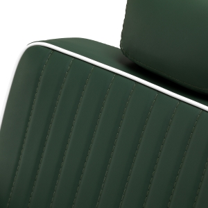 Gabbiano fotel barberski Visionerio zielony chrom rama  (155243)