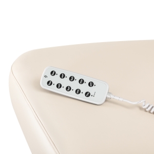 Leżanka SPA Sillon Comfort kremowa z jasnobrązową podstawą (154687)