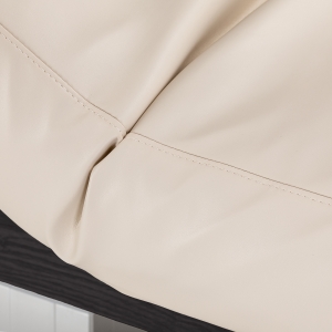 Leżanka SPA Sillon Comfort kremowa z czarną podstawą (154688)