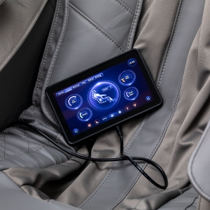 Fotel masujący Sakura Maximus 809 3D biało szary  (154186)