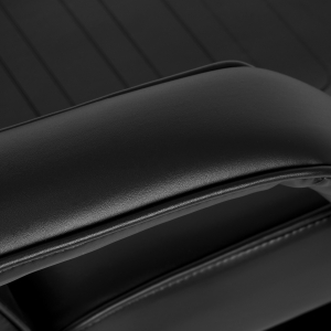 Fotel kosmetyczny hydrauliczny do pedicure Sillon 210 z kołyską i dzielonym podnóżkiem czarny  (155680)