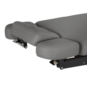 Leżanka SPA Sillon Relax szara z czarną podstawą (156148)