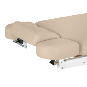 Leżanka SPA Sillon Relax beżowa z jasnobrązową podstawą (156151)