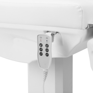 Fotel kosmetyczny elektr. Azzurro 803D 3 siln. biały (148393)