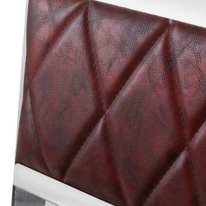 Hair System fotel barberski BM88066 bordowy  (150111)