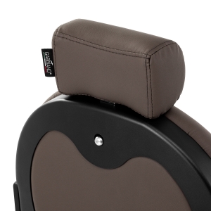 Gabbiano fotel barberski Niccolo brązowy bezguzikowy (153415)