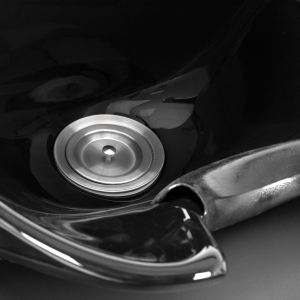 Gabbiano Myjnia fryzjerska Carmen z regulowanym podnóżkiem czarna (153420)