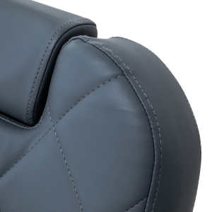 Gabbiano Fotel barberski Bruno grafitowy z grafitową ramą (153409)