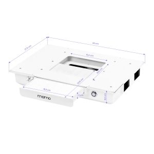 Biurko kosmetyczne MOMO 05-BL z pochłaniaczem (154459)