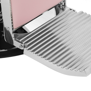 Gabbiano fotel barberski Visionerio różowy chrom rama  (155269)