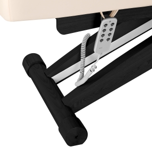 Leżanka SPA Sillon Siesta kremowa z czarną podstawą (154683)