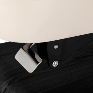 Leżanka SPA Sillon Relax kremowa z czarną podstawą (154686)