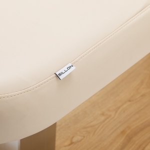 Leżanka SPA Sillon Comfort kremowa z jasnobrązową podstawą (154687)