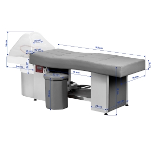 Gabbiano Leżanka Myjnia Head Spa 017 szara (154341)