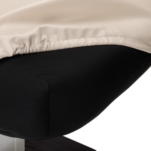 Leżanka SPA Sillon Comfort kremowa z czarną podstawą (154688)